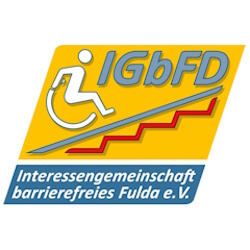 Logo der Interessengemeinschaft barrierefreies Fulda e.V. - zur Startseite