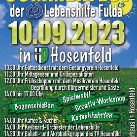 Sommerfest am 10.09.2023 in Hosenfeld
